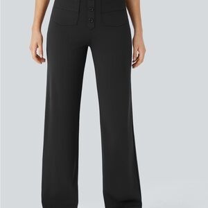 Women's Black Wide-Leg Pants